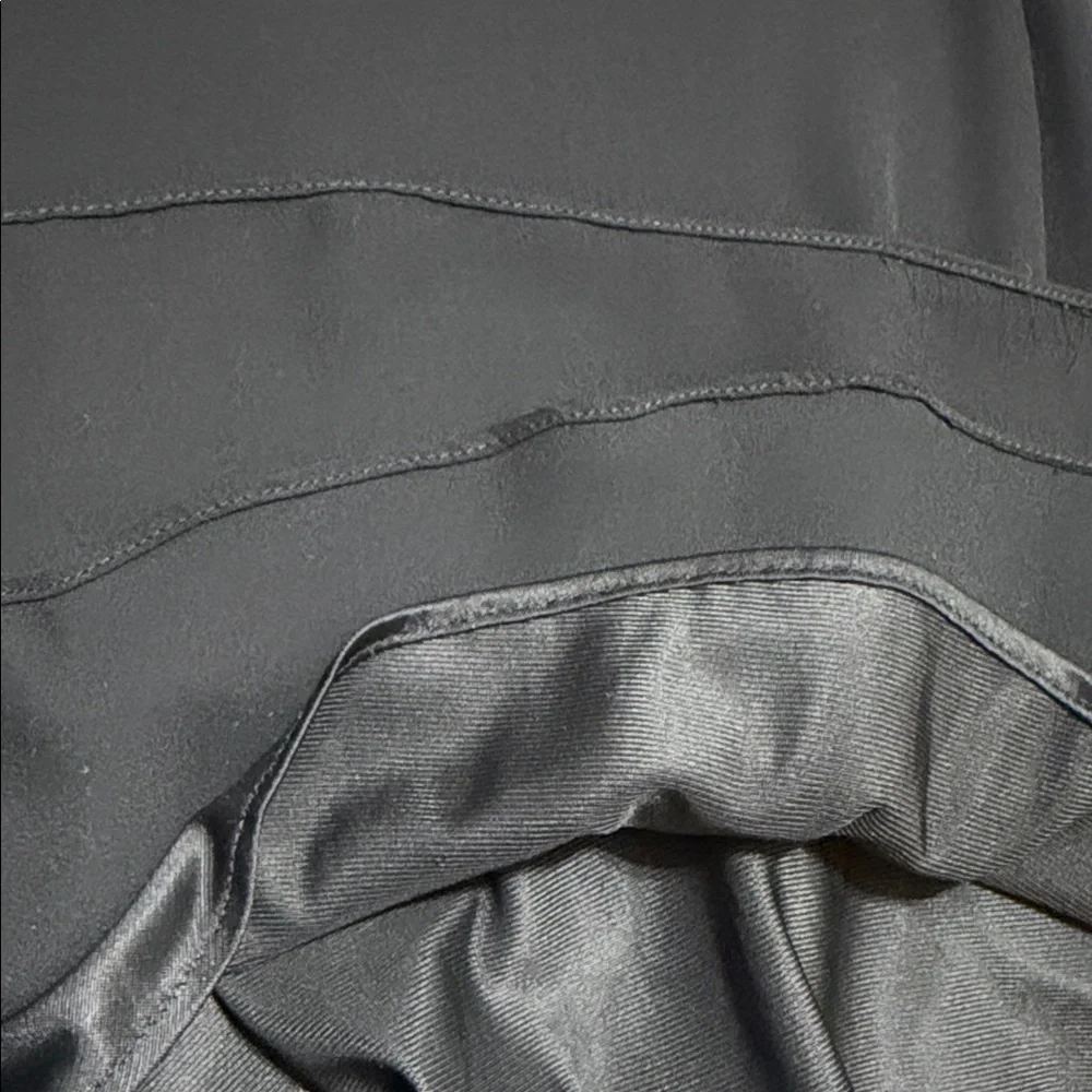 Black Molly Malloy Sleeveless A-Line Dress Chiffon Flowy Dress, 12 Petite.